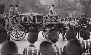 Processione funebre di Re Edoardo VII, Londra, 20 maggio 1910 da Unbekannt