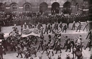 Processione funebre di Re Edoardo VII, Whitehall, Londra, 20 maggio 1910 da Unbekannt