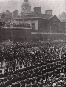 Processione funebre di Re Edoardo VII, Whitehall, Londra, 20 maggio 1910 da Unbekannt