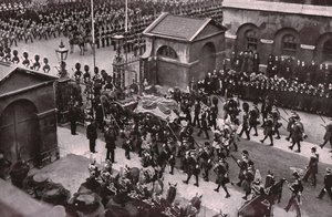 Processione funebre di Re Edoardo VII, Whitehall, Londra, 20 maggio 1910 da Unbekannt