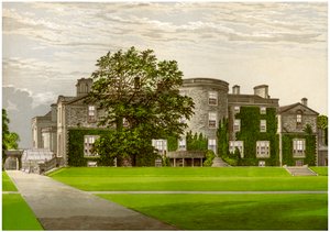 Galloway House, Wigtownshire, Scozia, casa del Conte di Galloway, c1880 da Unbekannt