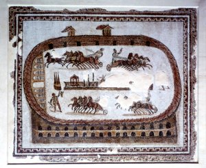Giochi, mosaico romano da Cartagine da Unbekannt