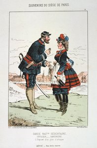 Garde Nationale Sedentaire - Officier Cantinierre, Assedio di Parigi da Unbekannt