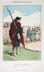 Garde Nationale Sedentaire, Assedio di Parigi, 1870-1871 da Unbekannt