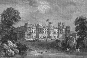 Facciata del giardino di Buckingham Palace, Westminster, Londra, c1875-1878 da Unbekannt