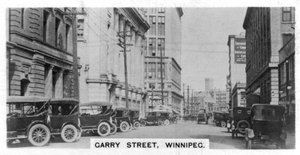 Via Garry, Winnipeg, Manitoba, Canada, c1920