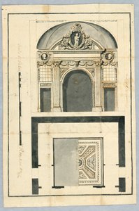 Porta e pezzo di soffitto da Unbekannt