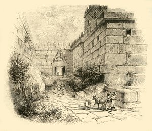 Porta dei Leoni a Micene, 1890