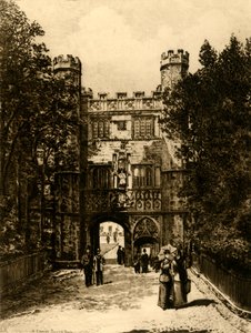 Portale del Trinity College, Cambridge, 1898