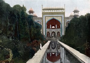 Porta del Taj Mahal, Agra, Uttar Pradesh, India, c. 1890 da Unbekannt