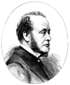Gathorne Hardy 1814-1906, 1º Conte di Cranbrook, politico conservatore britannico da Unbekannt