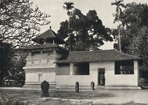 Gedige Vihara, Kandy esempio di un tempio buddista nello stile di un santuario indù, Dewale da Unbekannt