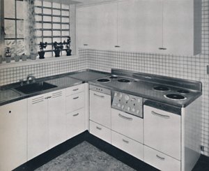 General Electric Company - La cucina, 1940 da Unbekannt