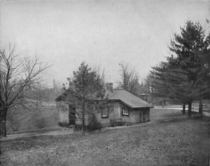 Capanna di tronchi del Generale Grant, Fairmount Park, Filadelfia, c1897 da Unbekannt