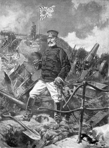 Generale Nogi, comandante giapponese, Guerra Russo-Giapponese, 1904-5 da Unbekannt