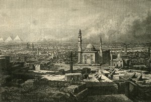 Veduta generale del Cairo, 1890 da Unbekannt