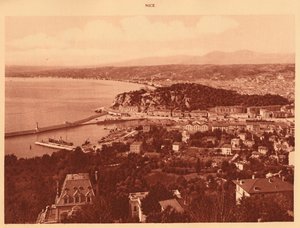 Vista generale di Nizza, 1930 da Unbekannt