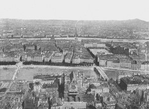 Vista generale, Lione, Francia, 1895 da Unbekannt