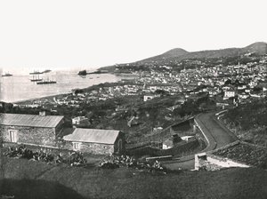 Veduta generale di Funchal, Madeira, Portogallo, 1895 da Unbekannt