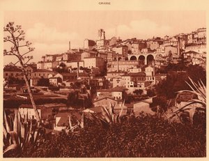 Veduta generale di Grasse, 1930 da Unbekannt