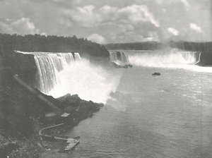 Vista generale delle Cascate del Niagara, 1895