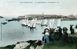 Veduta generale di Saint Malo, Bretagna, Francia da Unbekannt