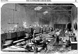 Vista Generale della Cucina alla Richie & McCalls Cannery, Houndsditch, Londra, 1852 da Unbekannt