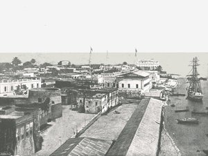 Veduta generale della capitale, Zanzibar, 1895