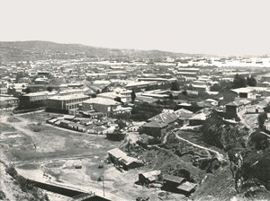 Veduta generale della città, Valparaiso, Cile, 1895