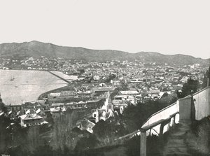 Veduta generale della città, Wellington, Nuova Zelanda, 1895 da Unbekannt