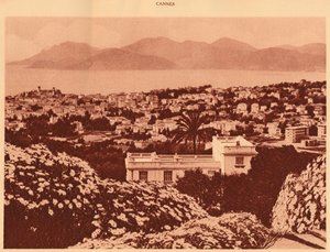 Veduta generale presa da Pezou, Cannes da Unbekannt