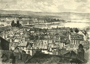 Ginevra, vista verso il lago