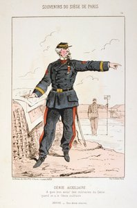 Genie Auxiliaire, Assedio di Parigi, Guerra franco-prussiana, 1870-1871 da Unbekannt