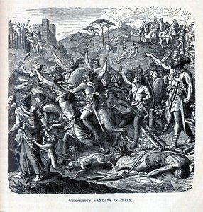 I Vandali di Genserico in Italia, 1882 da Unbekannt