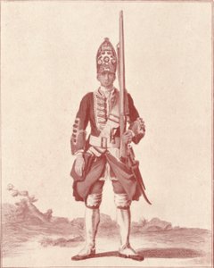 Gentiluomo, i 7° Royal Fusiliers 1742, 1742 1909 da Unbekannt