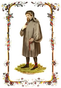 Geoffrey Chaucer, autore, poeta, filosofo, burocrate e diplomatico inglese del XIV secolo da Unbekannt