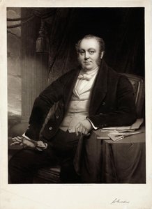 George Hudson, presidente ferroviario inglese, c. 1850