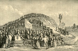 Giorgio III e la Regina Carlotta a Eton Montem, 1778, 1911 da Unbekannt