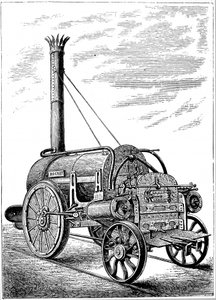 Locomotiva Rocket di George Stephenson, c1875