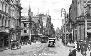 George Street, Sydney, Australia, c1900 da Unbekannt