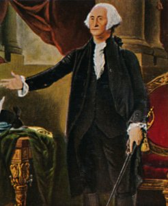 George Washington 1732-1799. - Incisione dal dipinto di G. C. Stuart, 1934