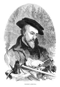 Georgius Agricola, medico, mineralogista e metallurgista tedesco del XVI secolo da Unbekannt