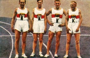 Squadra tedesca di staffetta 4 x 400m da Unbekannt