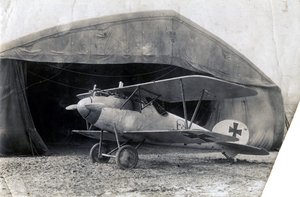 Albatros DV tedesco, Souilly, Francia, 2 gennaio 1918 da Unbekannt