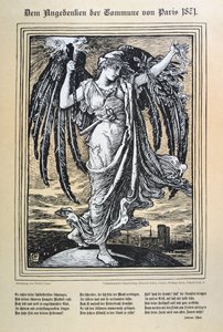 Allegoria tedesca della Comune di Parigi, 1871 da Unbekannt