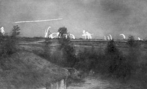 Artiglieria tedesca, fronte della Champagne, Francia, Prima Guerra Mondiale, 1915