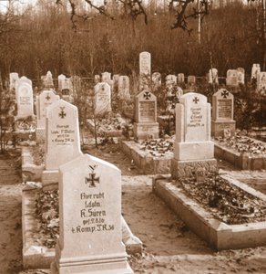 Cimitero tedesco, Carlepont, Francia settentrionale, c1914-c1918