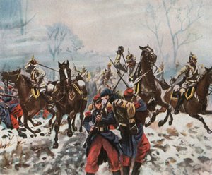 Corazzieri tedeschi a Poupry, 2 dicembre 1870, 1936