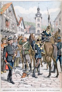 Disertori tedeschi alla frontiera francese, 1903
