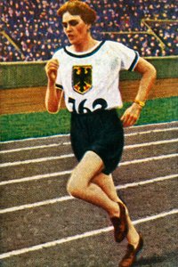 Corridore tedesco Lina Radke, 1928 da Unbekannt